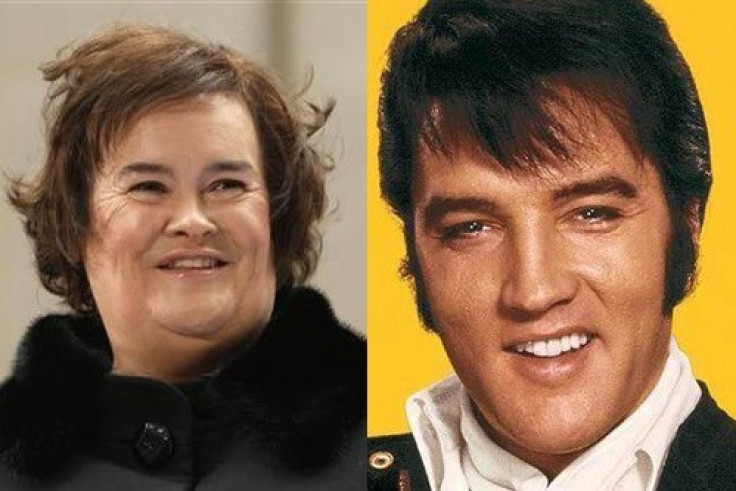 Susan Boyle and Elvis Presley
