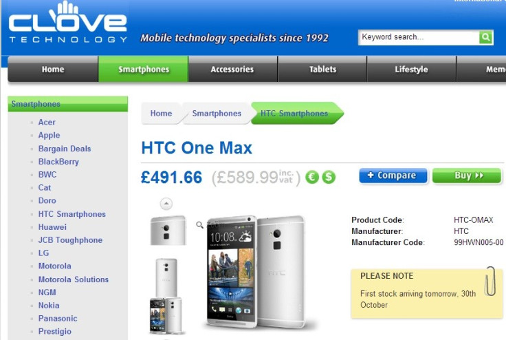 HTC One Max