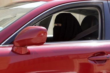 Saudi women drive