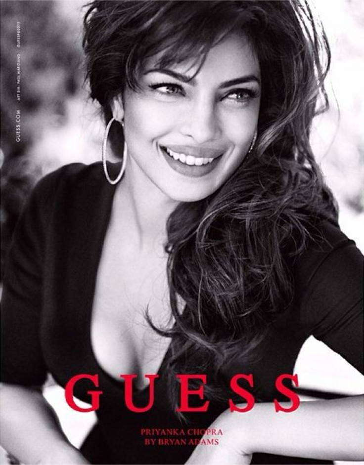 Bollywood actress and former Miss World, Priyanka Chopra, sizzles in Guess' new ad campaign. (Photo: priyankachopra/Instagram)