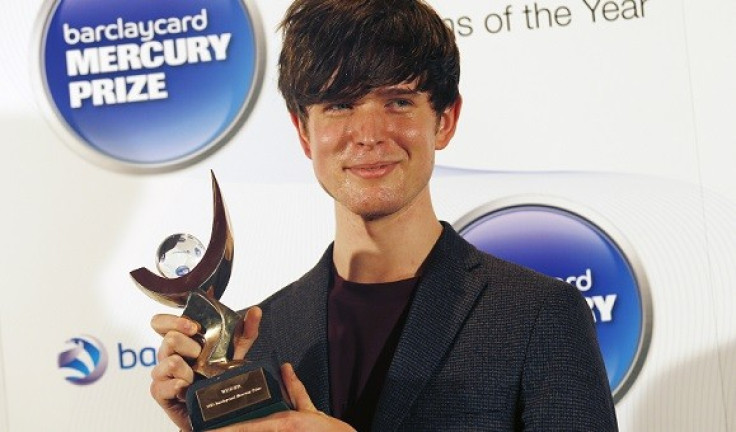James Blake, winner of the 2013 Mercury Music Prize, poses for a photograph after the ceremony in north London (Reuters)
