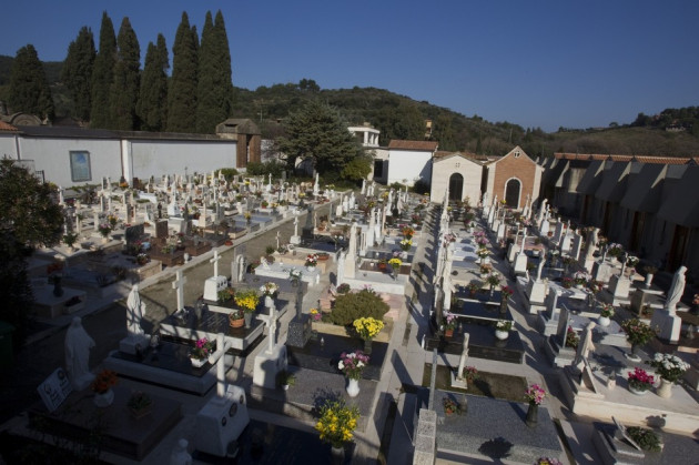 A cemetery in Italy A cemetery in Italy