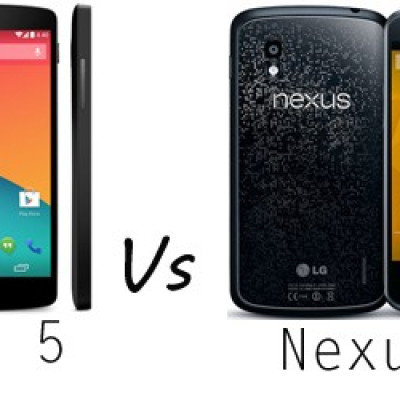 Nexus 5 vs Nexus 4 Comparison