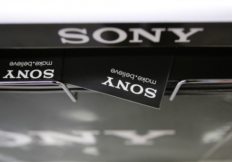 Logos of Sony Corp. are Seen at an Electronics Store in Tokyo