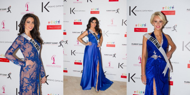 Miss Universe contestants in blue ensembles (Photo: MIss Universe Organization L.P., LLLP) Miss Universe contestants in blue ensembles (Photo: MIss Universe Organization L.P., LLLP)