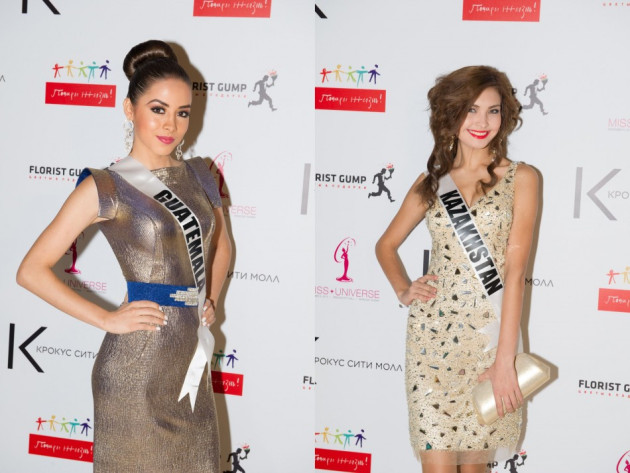 Metallic is in vogue with Miss Universe contestants. (Photo: MIss Universe Organization L.P., LLLP) Metallic is in vogue with Miss Universe contestants. (Photo: MIss Universe Organization L.P., LLLP)