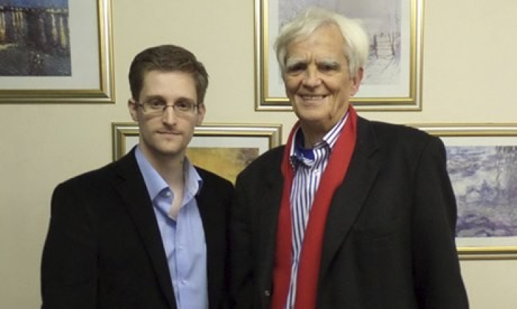 Edward Snowden meets German politician Hans-Christian Strobele