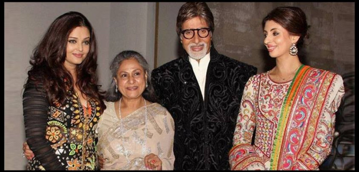 A family photo of Aishwarya Rai Bachchan with Amitabh Bachchan. (Photo: AshOfficial/Facebook)
