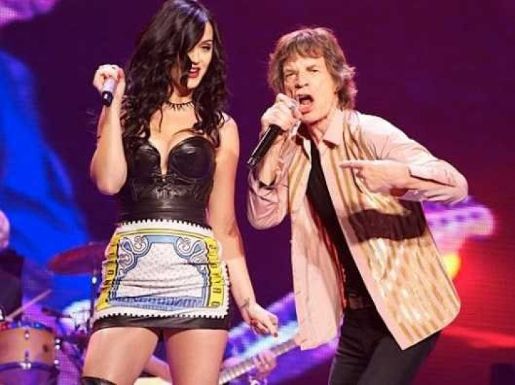 Katy Perry and Mick Jagger