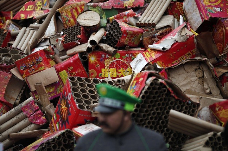 Most of the victims were female workers who were assembling fuses for firecrackers. Picture: (Reuters)