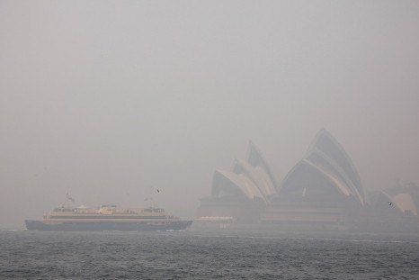 Australia's Sydney Opera House engulfed in a smoky haze
