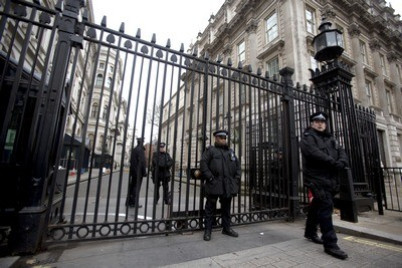 Police officers at Downing Street Police officers at Downing Street