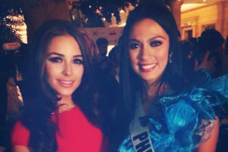 Miss Universe 2013: Olivia Culpo Posts Picture with Miss Philippines Ariella Arida(Instagram)