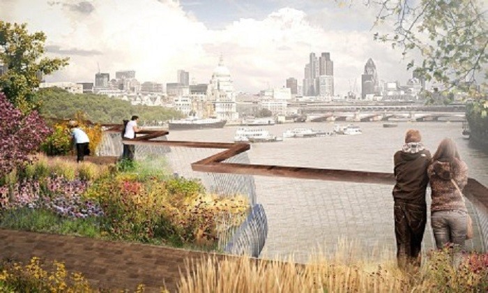 The Garden Bridge could be opened by 2017. Picture: Dan Pearson Studio The Garden Bridge could be opened by 2017. Picture: Dan Pearson Studio