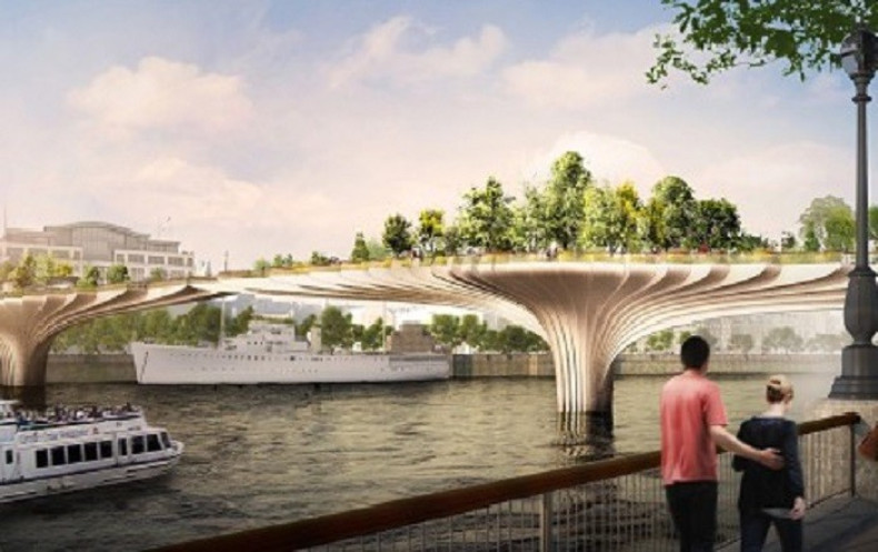 The Garden Bridge could be open by 2018