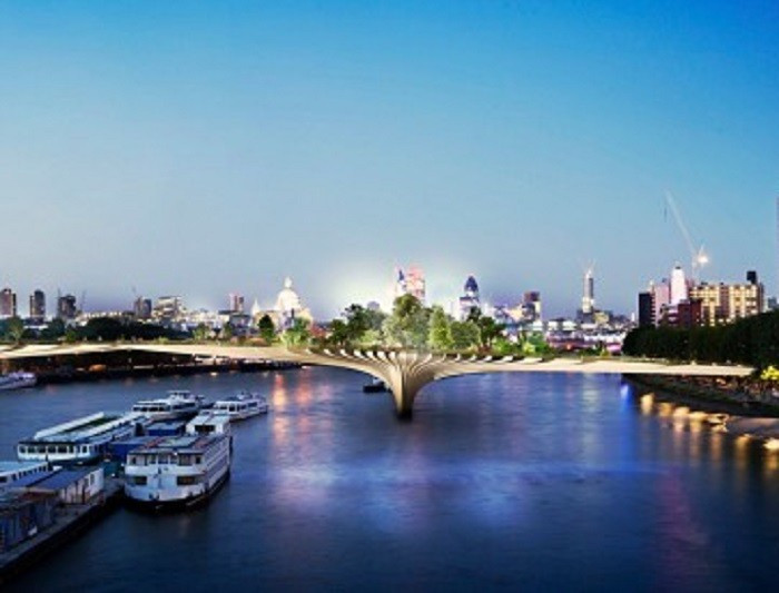 The Garden Bridge could be opened by 2017. Picture: Dan Pearson Studio The Garden Bridge could be opened by 2017. Picture: Dan Pearson Studio