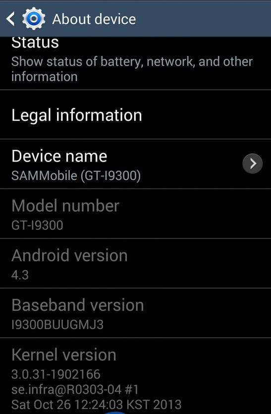 Samsung galaxy S3