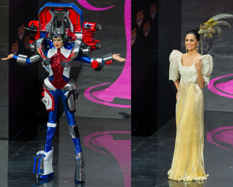 Miss USA (L) and Miss Philippines (Photo: MIss Universe Organization L.P., LLLP)
