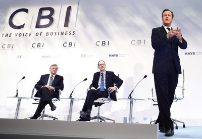 CBI leaders watching Cameron's performance
