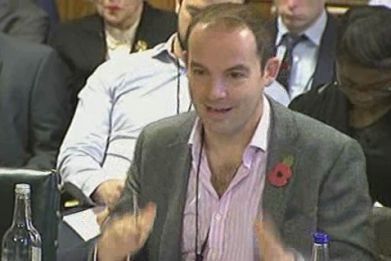 Moneysavingexpert.com's founder Martin Lewis was the only member out of a panel of four consumer finance advice groups to suggest that there isn't an appropriate place for payday lending in society. (Photo: Parliament TV)