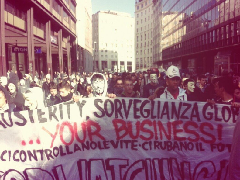 Anonymous Million Mask March - Milan