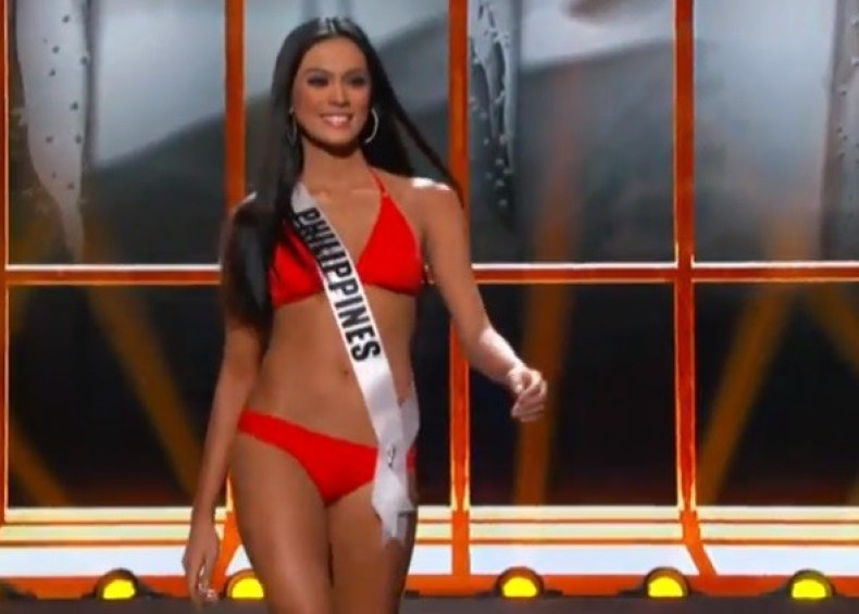 Miss Philippines got a big cheer in the swimwear contest PIC: Miss Universe
