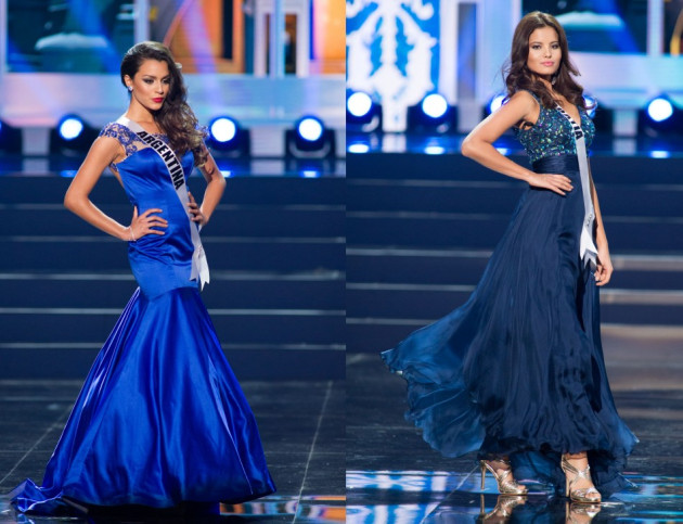 Brenda Gonzalez of Argentina (L) and Melita Fabečic of Croatia (Photo: Miss Universe L.P., LLLP) Brenda Gonzalez of Argentina (L) and Melita Fabečic of Croatia (Photo: Miss Universe L.P., LLLP)