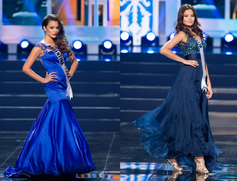Brenda Gonzalez of Argentina (L) and Melita Fabečic of Croatia (Photo: Miss Universe L.P., LLLP)