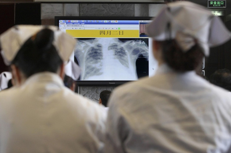 Doctors and nurses attend a training course