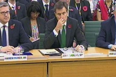 Andrew Parker, director general of MI5, Sir John Sawers, head of MI6 and Sir Iain Lobban, head of GCHQ