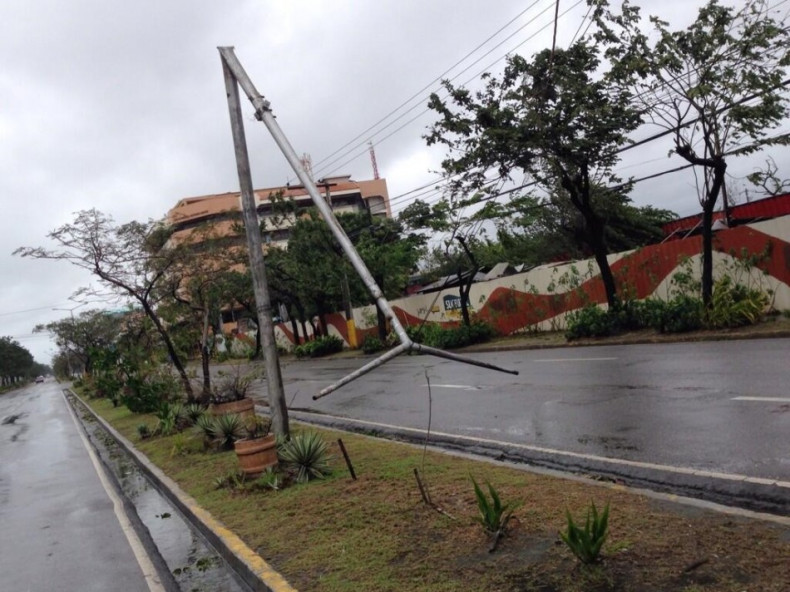 First images of Typhoon Yolanda Landfall