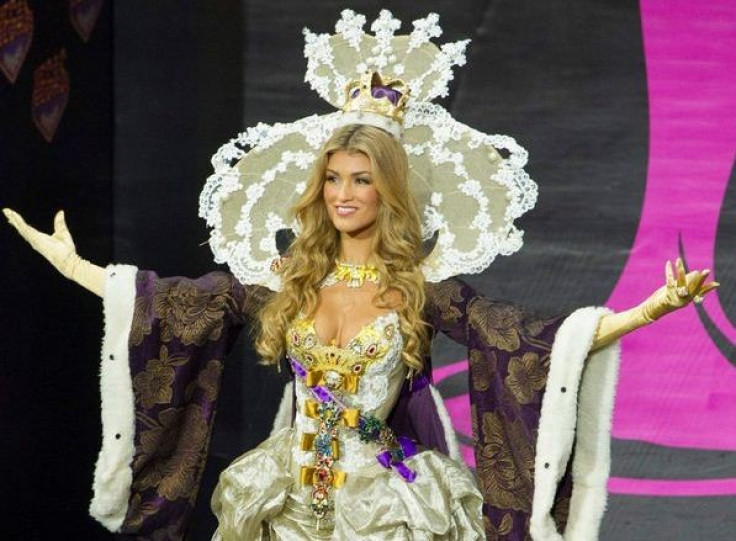 Miss Universe Great Britain 2013, Amy Willerton, takes part in National Costume Show at the 62nd Miss Universe pageant in Moscow, Russia. Amy has been predicted to be in top 16. (Photo: MIss Universe Organization L.P., LLLP)