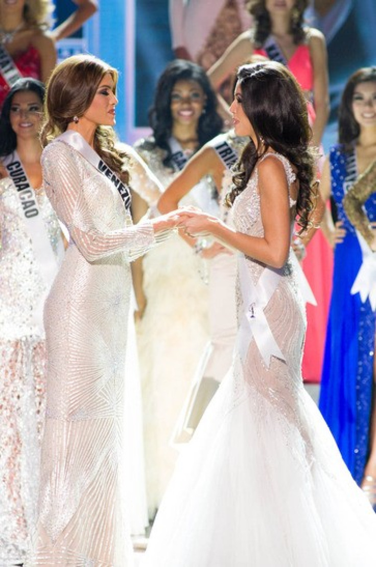 She was handed over the iconic Diamond Nexus crown by last year's title holder, Olivia Culpo of USA[MissUniverse.com]