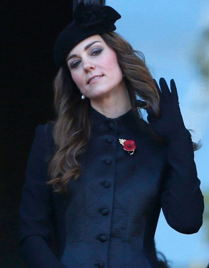 Duchess of Cambridge attends the annual Remembrance Sunday ceremony at the Cenotaph in London November 10, 2013. (Photo: REUTERS/Suzanne Plunkett)
