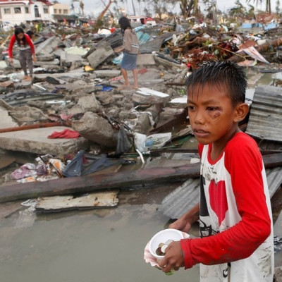 Super typhoon Haiyan have reportedly killed at least 10,000 people in the central Philippine province of Leyte alone.(Reuters)