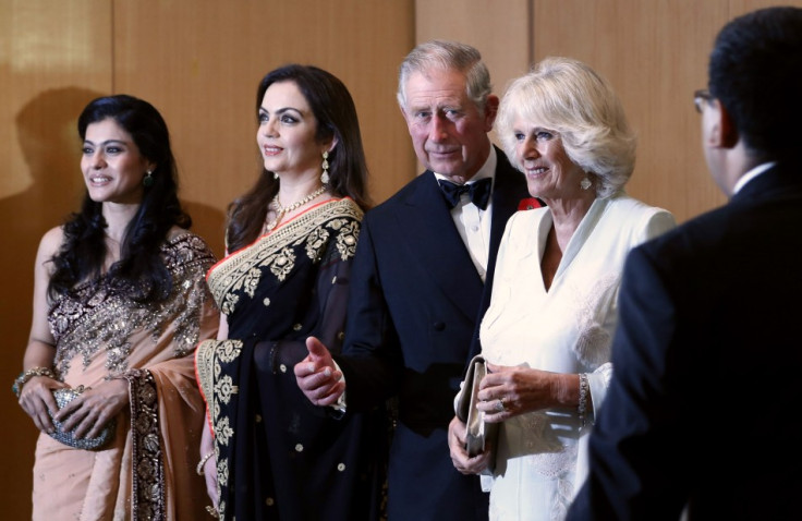 The royal couple at a charity event in Mumbai