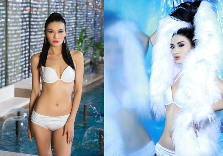 Jin Ye, Miss Universe China 2013, poses for Yamamay swimsuit photo shoot during Miss Universe 2013 pageant.  (Photo: Miss Universe L.P., LLLP)