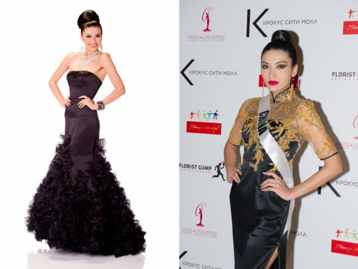 Jin Ye stuns in black gowns during Miss Universe 2013 pageant.  (Photo: Miss Universe L.P., LLLP)