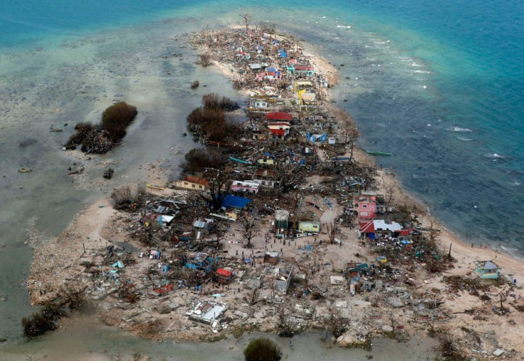 An aerial view of a coastal town, devastated by super Typhoon Haiyan, in Samar province in central Philippines. (Photo: REUTERS/Erik De Castro)