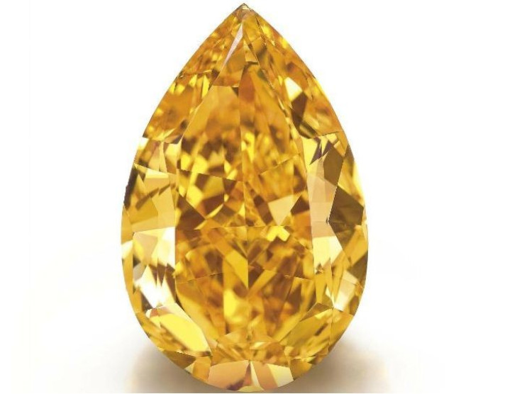 World's largest orange diamond has set new auction records. (Photo: http://www.christies.com)