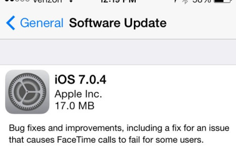 iOS 7.0.4