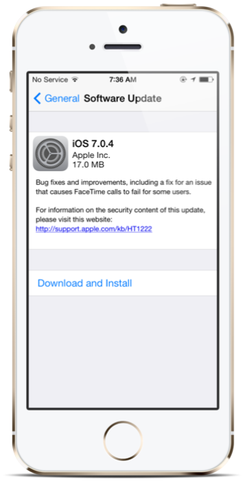 iOS 7.0.4 iOS 7.0.4