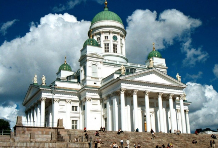 Finland maintained its last year's score of 7.4 in Life Satisfaction but fell 7th to 9th rank. In picture: The Lutheran Cathedral in Helsinki (Photo: stock.xchng)