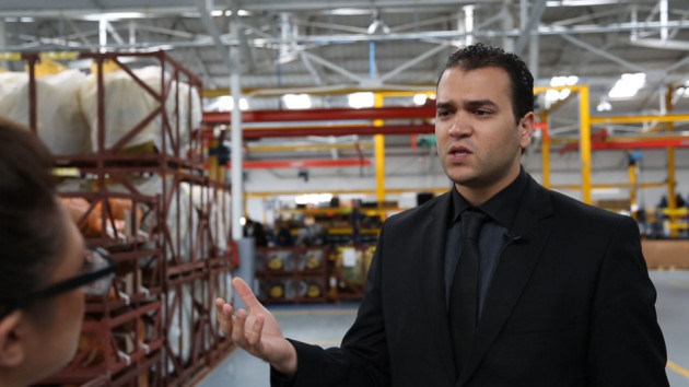 Medicars assembles pick-up trucks for India’s Mahindra, as well as for Isuzu and Mitsubishi. Yassine Ben Abdallah speaks to IBTimes UK in Sousse (Photo: Alfred Joyner, IBTimes UK) Medicars assembles pick-up trucks for India’s Mahindra, as well as for Isuzu and Mitsubishi. Yassine Ben Abdallah speaks to IBTimes UK in Sousse (Photo: Alfred Joyner, IBTimes UK)