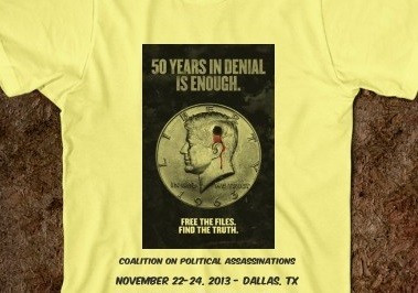 The COPA T-shirt on the JFK assassination