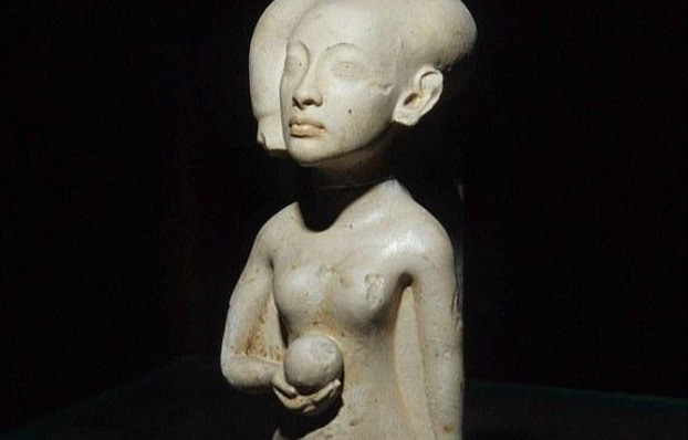 Statue of sister of the boy Pharaoh Tutenkhamun PIC: Mallawi central museum