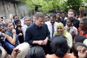 David Cameron visits northern Sri Lanka