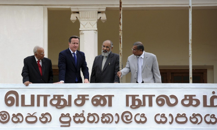 David Cameron visits northern Sri Lanka