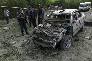 At least ten people have killed in Kabul after a suicide bomber detonated a car filled with explosives. (Reuters)