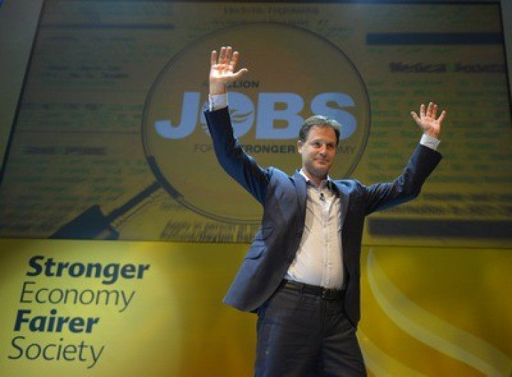 Clegg widens rift with Tories